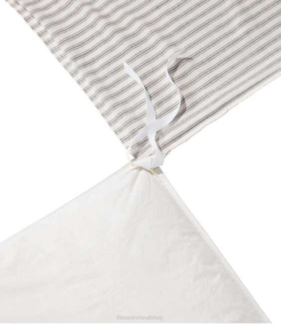 LLBean Ultrasoft Comfort Flannel Comforter Cover Collection Stripe Unisex J46J2712 Bedding Mariner Blue