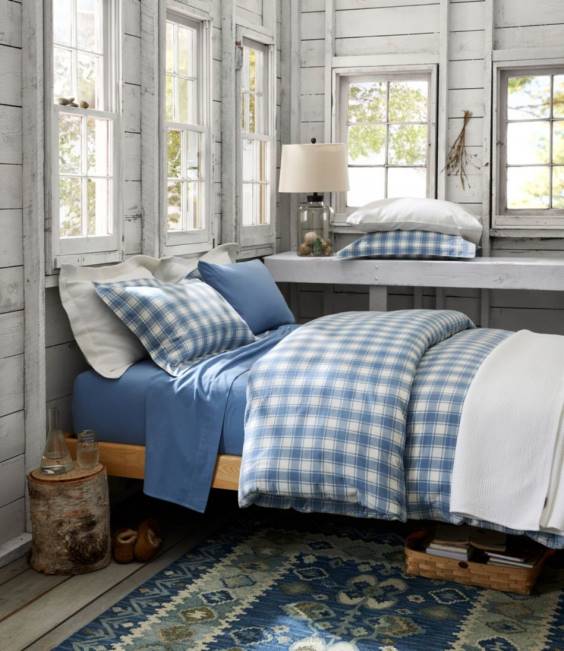 LLBean Ultrasoft Comfort Flannel Pillowcases Set of Two Unisex J46J7263 Bedding Natural