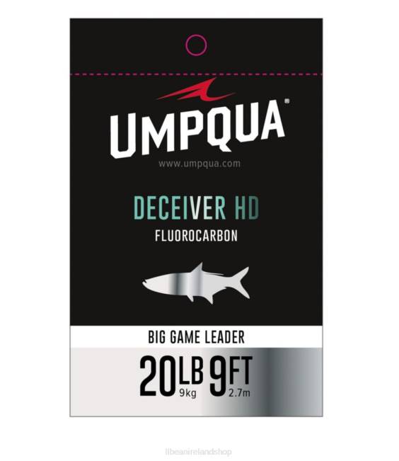 LLBean Umpqua Deceiver HD Big Game Fluorocarbon Leader Unisex J46J2208 Fishing Clear