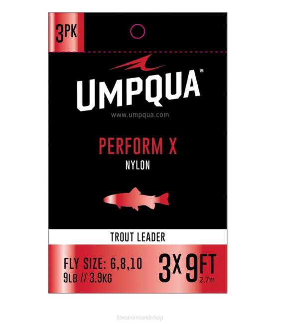 LLBean Umpqua Perform X Trout Leader Unisex J46J1923 Fishing Clear