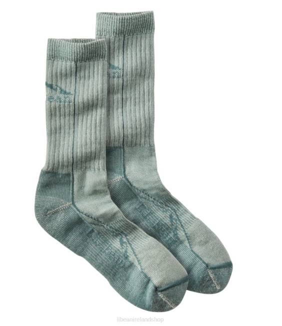 LLBean Unisex Cresta Wool No Fly Zone Lightweight Hiking Socks Men J46J76 Accessories Light Everglade