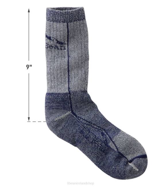LLBean Unisex Cresta Wool No Fly Zone Lightweight Hiking Socks Men J46J76 Accessories Light Everglade
