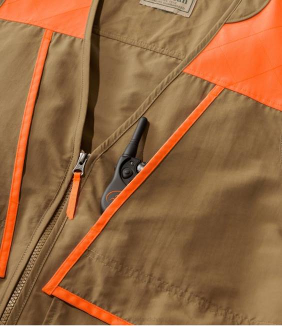 LLBean Upland Hunting Vest Men J46J136 Outdoor Equipment Fatigue Green