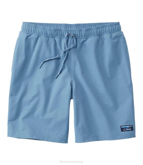 LLBean Vacationland Stretch Swim Trunks Men J46J330 Clothing Bayside Blue