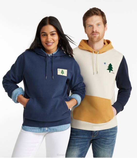 LLBean Vacationland Sweatshirt Men J46J500 Clothing Classic Navy