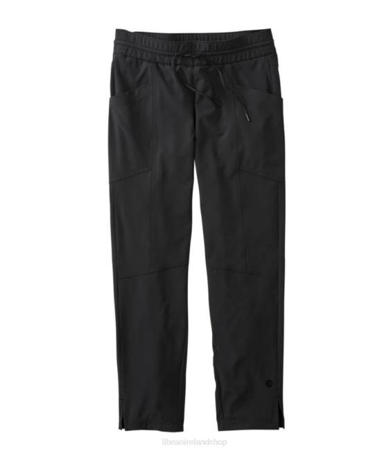 LLBean VentureStretch Woven Ankle Pants Women J46J6978 Clothing Midnight Black