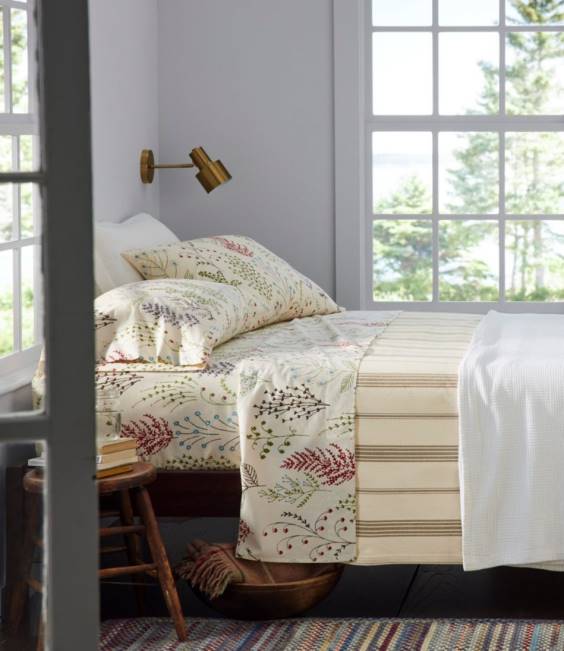 LLBean Vintage Matelasse Sham Unisex J46J6316 Bedding Atlantic Blue