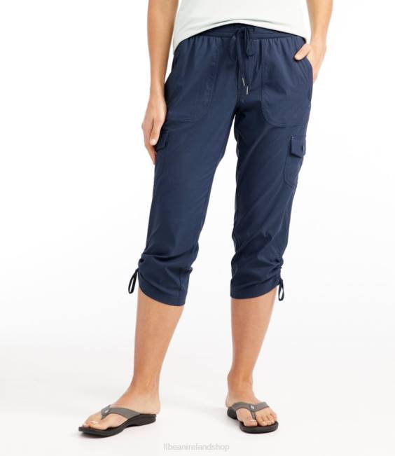 LLBean Vista Camp Pants Women J46J29 Clothing Nautical Navy