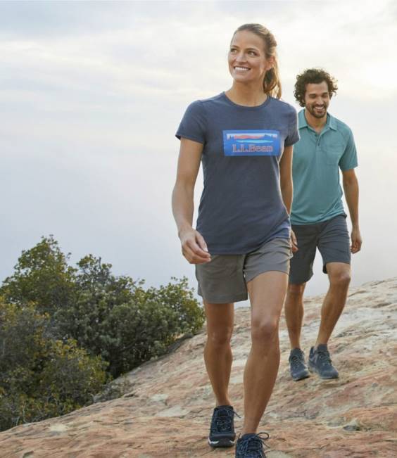 LLBean Vista Camp Shorts Women J46J4717 Clothing Granite