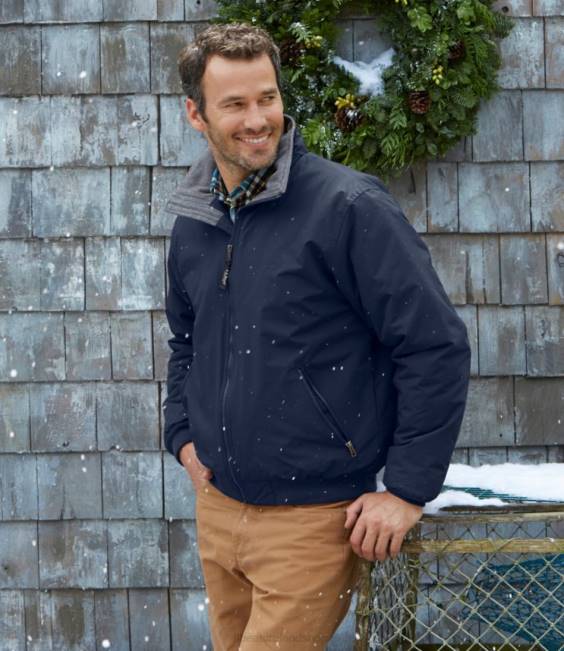 LLBean Warm-Up Jacket Men J46J3614 Outerwear Black