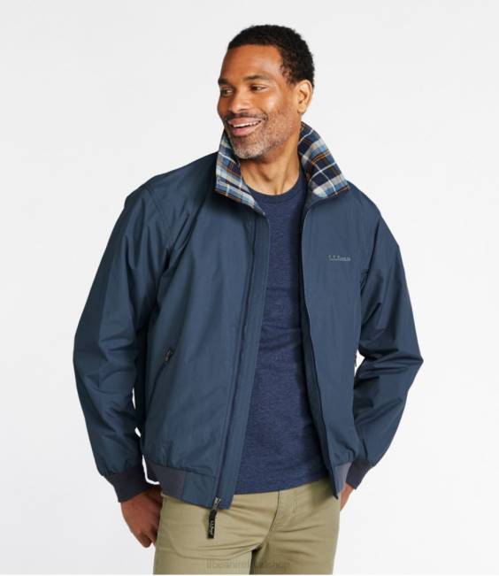 LLBean Warm-Up Jacket Men J46J512 Outerwear Dark Red