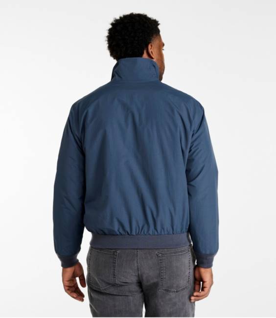 LLBean Warm-Up Jacket Men J46J512 Outerwear Dark Red