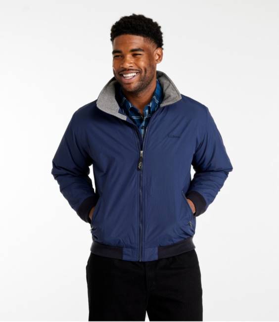 LLBean Warm-Up Jacket Men J46J6674 Outerwear Rain Forest