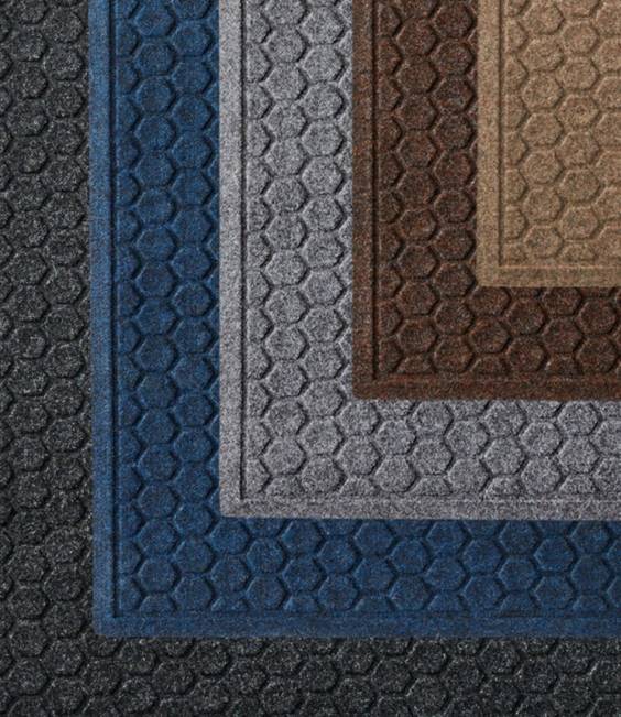 LLBean Washable Waterhog Doormat Honeycomb Unisex J46J2498 Home Goods Sand