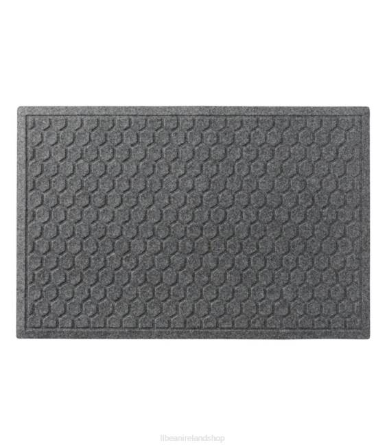 LLBean Washable Waterhog Doormat Honeycomb Unisex J46J6805 Home Goods Gray