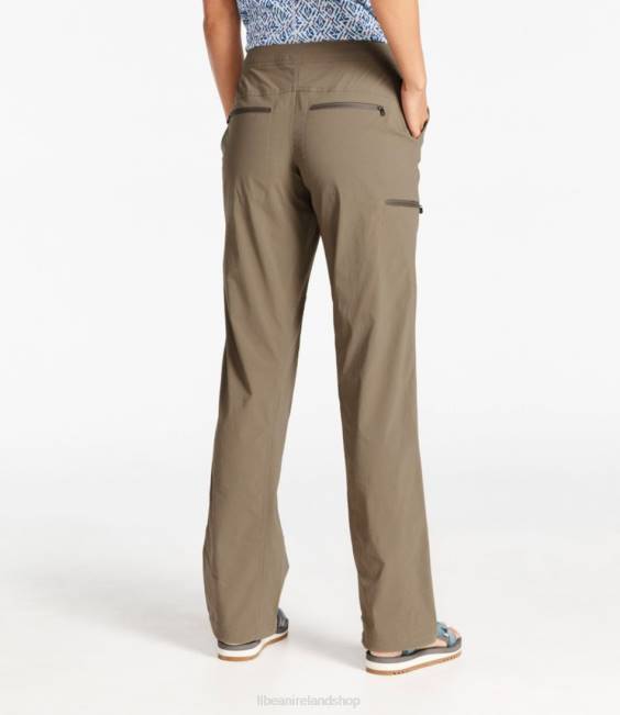 LLBean Water-Repellent Comfort Trail Pants Women J46J4606 Clothing Ash
