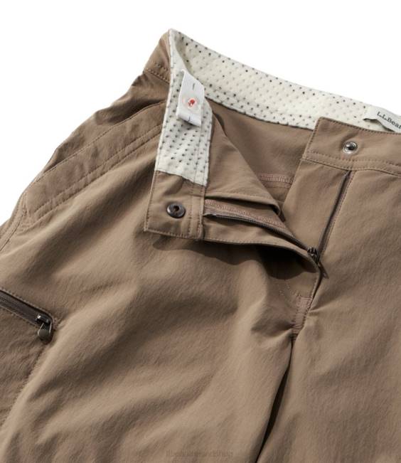 LLBean Water-Repellent Comfort Trail Shorts Women J46J4747 Clothing Ash