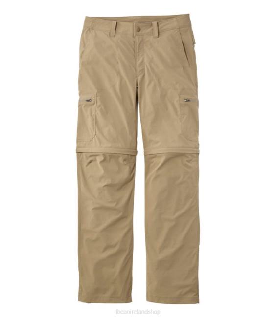 LLBean Water-Resistant Cresta Hiking Zip-Off Pants Men J46J4785 Clothing Dark Driftwood
