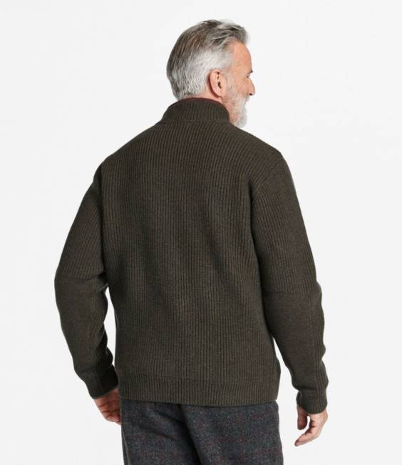 LLBean Waterfowl Sweater with WINDSTOPPER by GORE-TEX LABS Men J46J5958 Clothing Dark Cinder