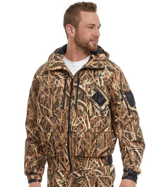 LLBean Waterfowler Pro Jacket Men J46J937 Outdoor Equipment Mossy Oak Shadow Grass Blades