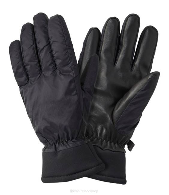 LLBean Waterproof 650 Down Gloves Men J46J3464 Accessories Black