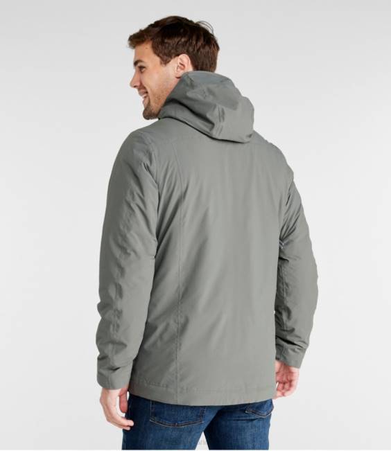 LLBean Waterproof PrimaLoft Packaway Jacket Men J46J5122 Outerwear Black