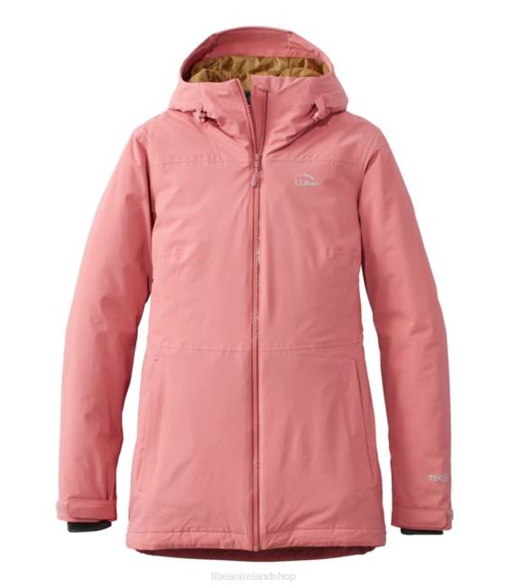 LLBean Waterproof PrimaLoft Packaway Jacket Women J46J6048 Outerwear Rose Wash