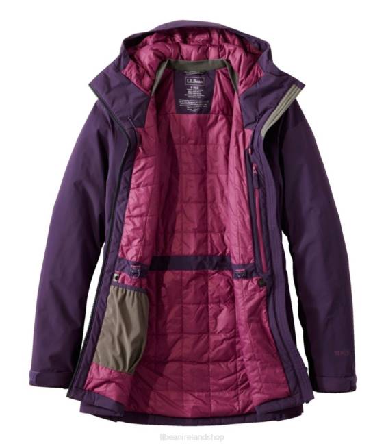 LLBean Waterproof PrimaLoft Packaway Jacket Women J46J6048 Outerwear Rose Wash