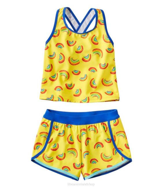LLBean Watersports Swimwear Kids J46J6562 Clothing Yellow Sun Rainbow