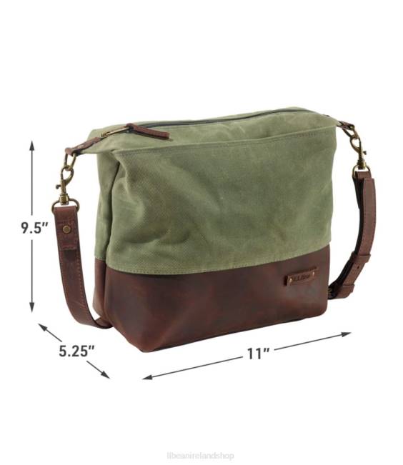 LLBean Waxed Canvas Crossbody Unisex J46J4232 Accessories Feldspar