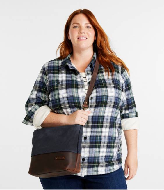 LLBean Waxed Canvas Crossbody Unisex J46J4232 Accessories Feldspar