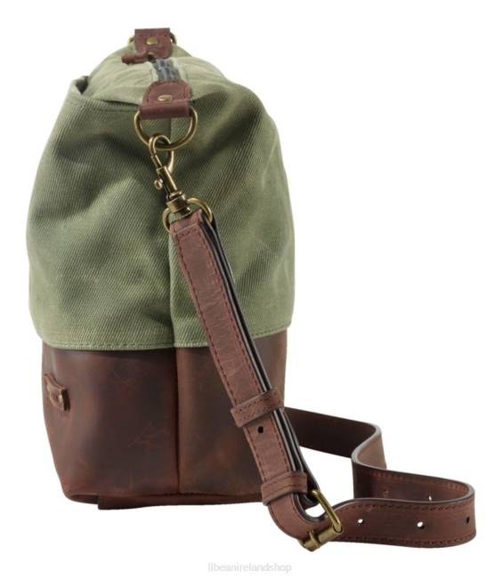 LLBean Waxed Canvas Crossbody Unisex J46J6221 Accessories Thyme