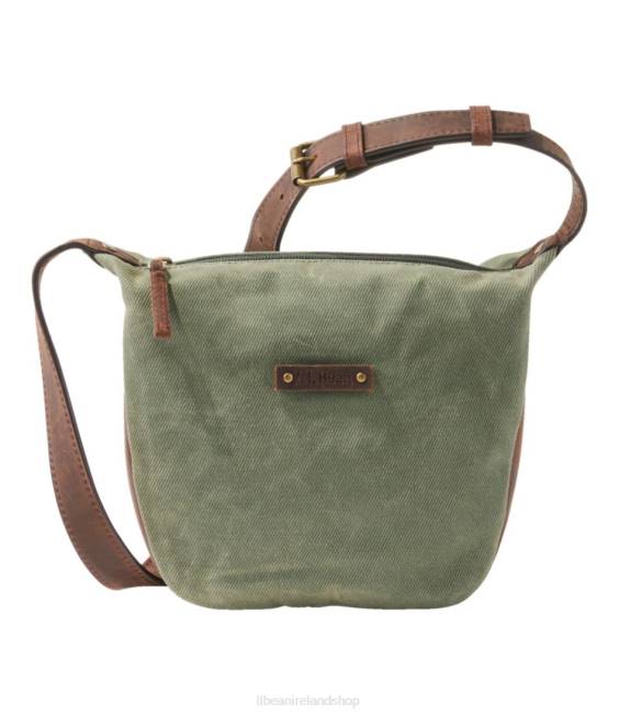 LLBean Waxed Canvas Crossbody Unisex J46J6226 Accessories Thyme