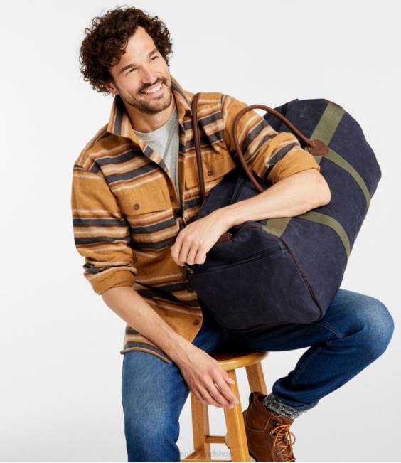 LLBean Waxed Canvas Duffle Unisex J46J6255 Accessories Black