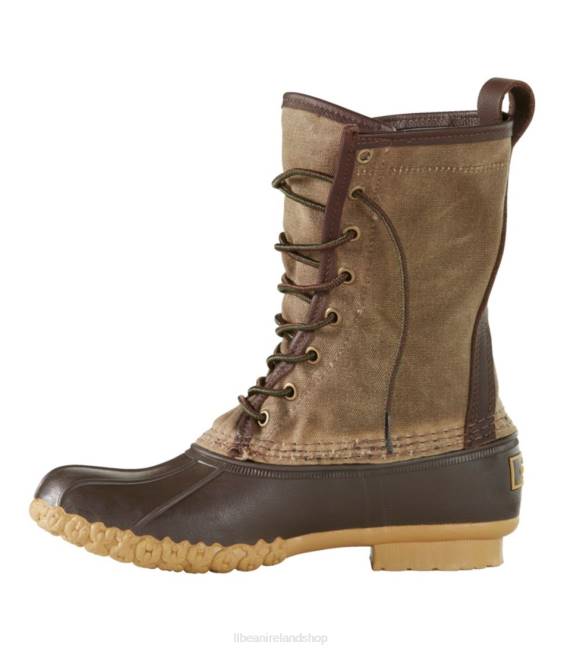 LLBean Waxed-Canvas Maine Hunting Shoes Men J46J1206 Footwear Marsh Brown/Brown