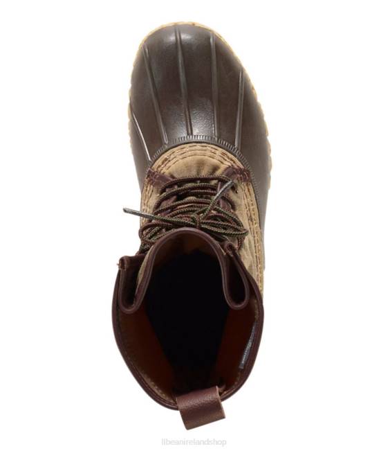 LLBean Waxed-Canvas Maine Hunting Shoes Men J46J1206 Footwear Marsh Brown/Brown