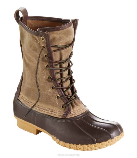 LLBean Waxed-Canvas Maine Hunting Shoes Men J46J1206 Footwear Marsh Brown/Brown
