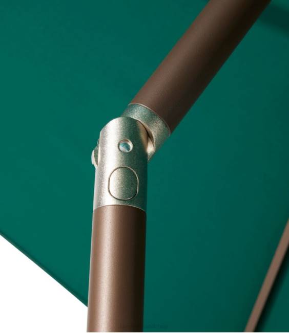 LLBean Weather-Resistant 9\ Market Umbrella Push Button Unisex J46J6365 Backyard  Patio Sand