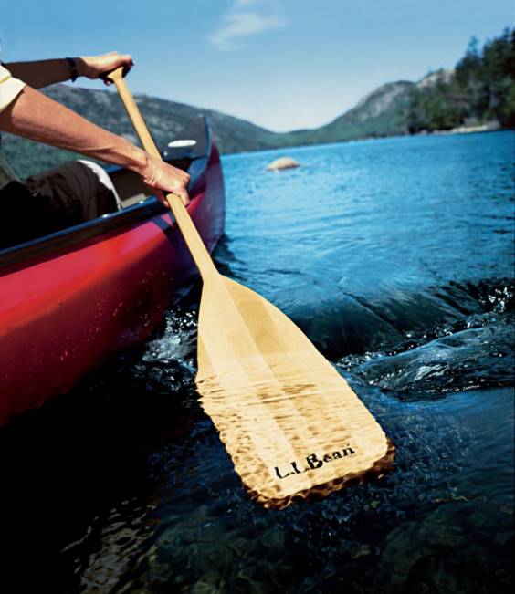 LLBean West Branch Canoe Paddle Unisex J46J1620 Water Sports Wood