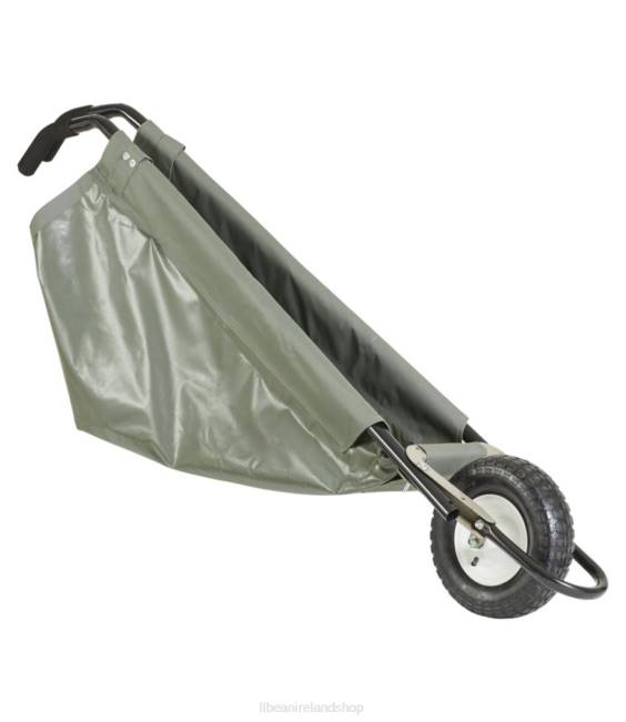 LLBean WheelEasy Folding Wheelbarrow Unisex J46J2840 Backyard  Patio Gray