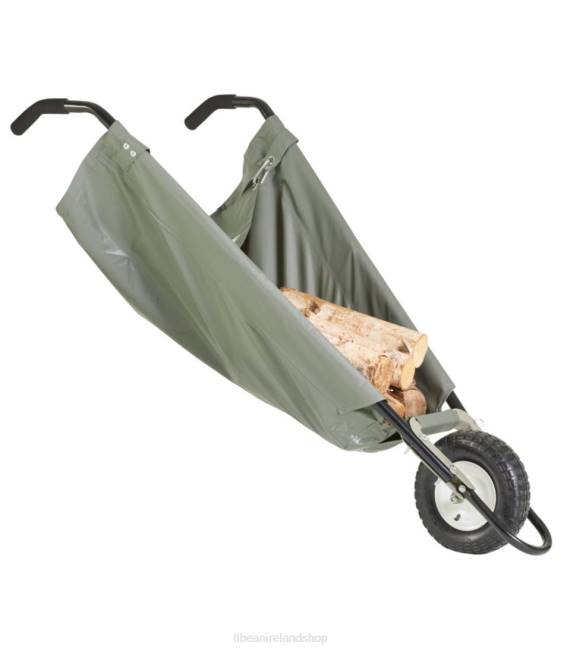 LLBean WheelEasy Folding Wheelbarrow Unisex J46J2840 Backyard  Patio Gray