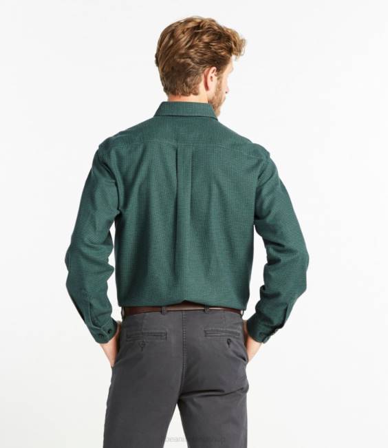 LLBean Wicked Good Flannel Shirt Men J46J4852 Clothing Mustard