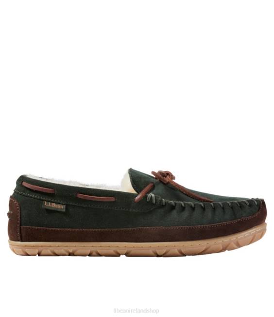 LLBean Wicked Good Moccasins Men J46J6692 Footwear Black Spruce/Chocolate