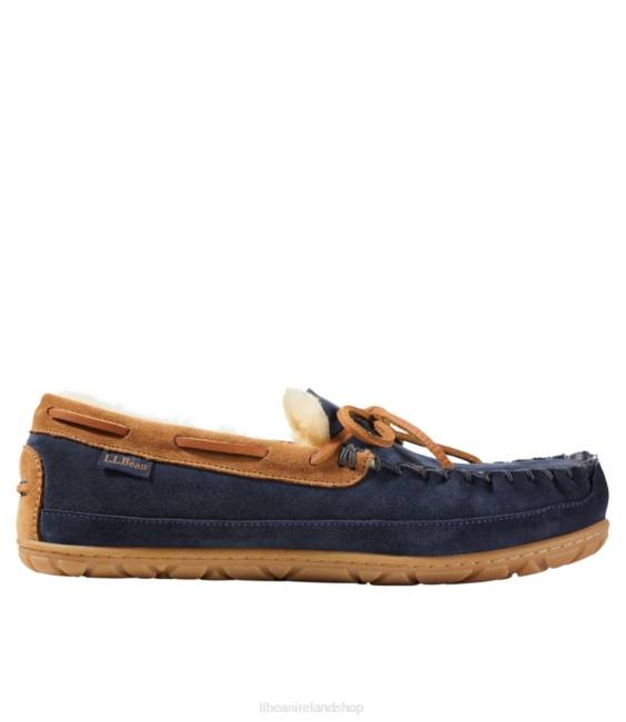 LLBean Wicked Good Moccasins Men J46J956 Footwear Carbon Navy/Saddle