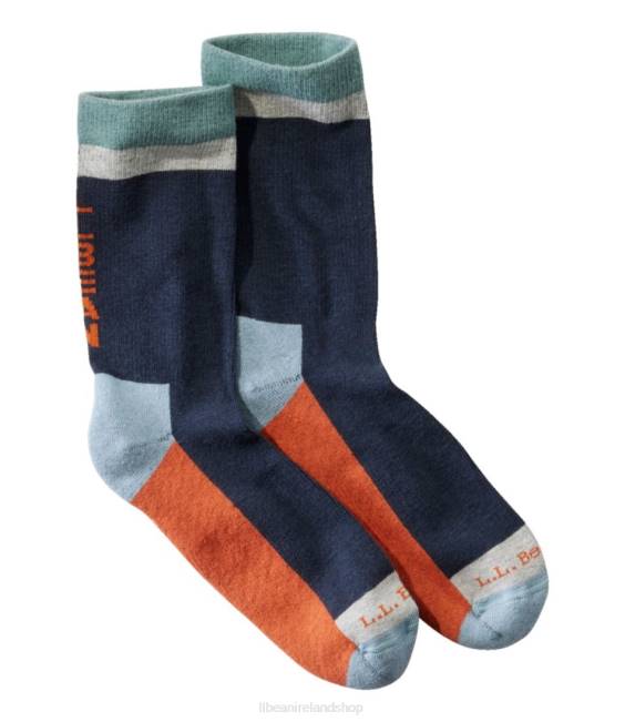 LLBean Wicked Soft Cotton Socks Men J46J152 Accessories Carbon Navy