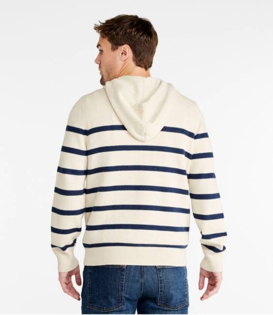 LLBean Wicked Soft Cotton/Cashmere Sweater Men J46J732 Clothing Silver Birch