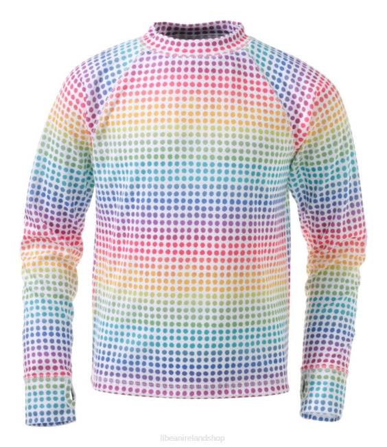 LLBean Wicked Warm Midweight Long Underwear Kids J46J6011 Clothing Rainbow Dots