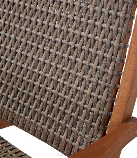 LLBean Wicker Eucalyptus Chair Unisex J46J2795 Backyard  Patio Natural