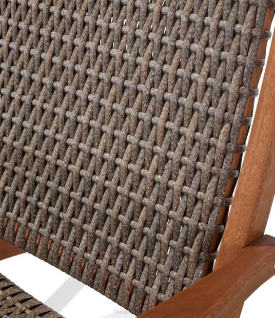 LLBean Wicker Eucalyptus Rocker Unisex J46J2753 Backyard  Patio Natural