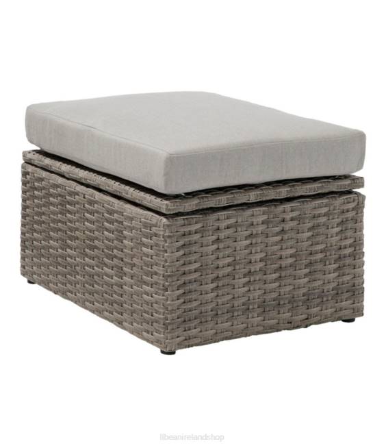 LLBean Wicker Storage Ottoman Unisex J46J2890 Backyard  Patio Sand